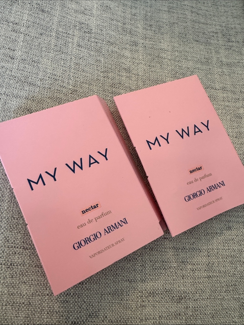 SET Of 2 Georgio Armani 💕My Way Nectar travel size vial
